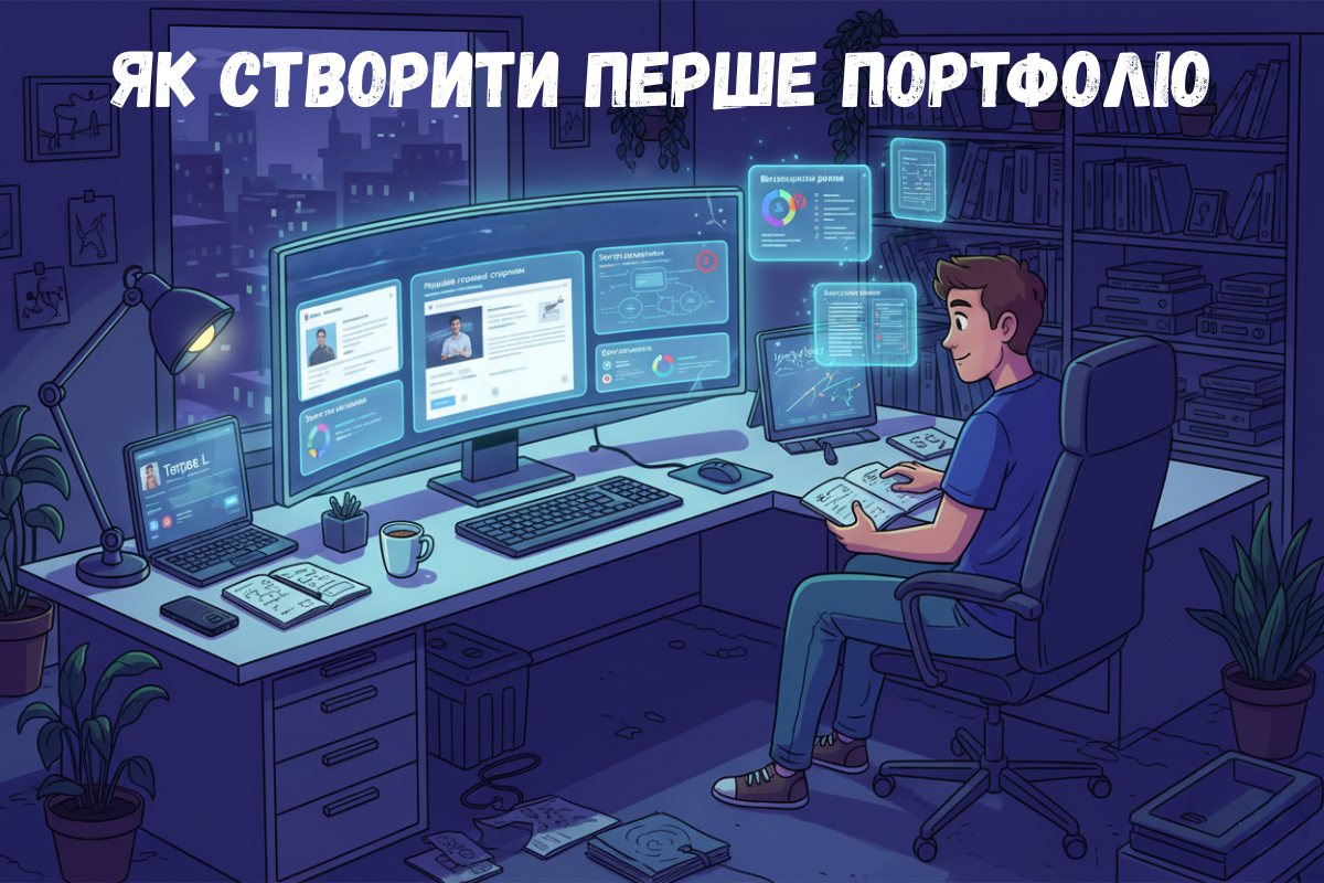Викладач проводить заняття з IT-курсів